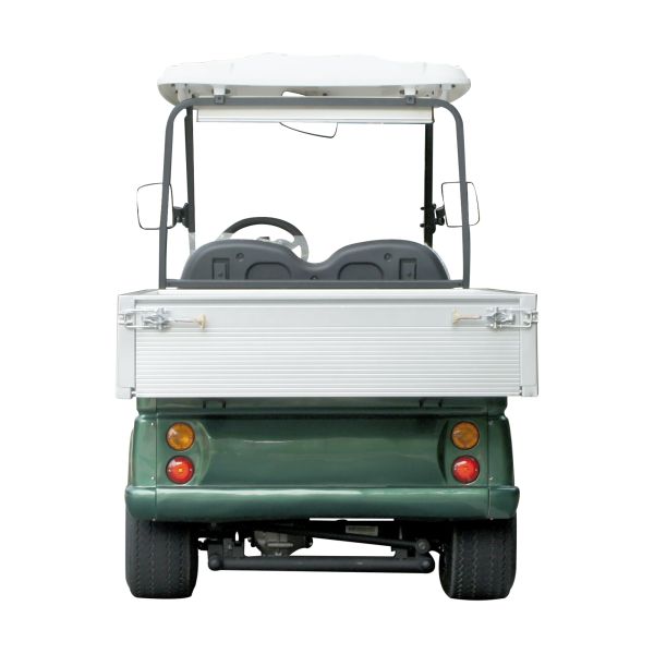 Green Color Golf Buggy With Aluminum Cargo Box