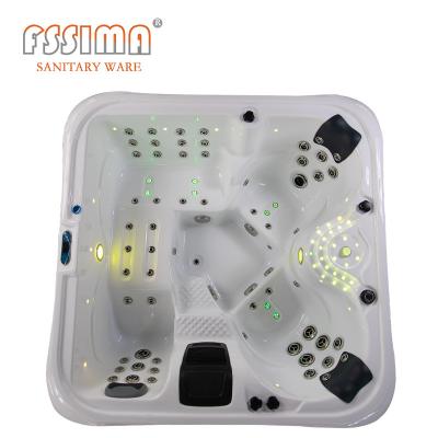 Painel acrílico do computador da banheira de hidromassagem de 5 da banheira exterior dos TERMAS das pessoas redemoinhos