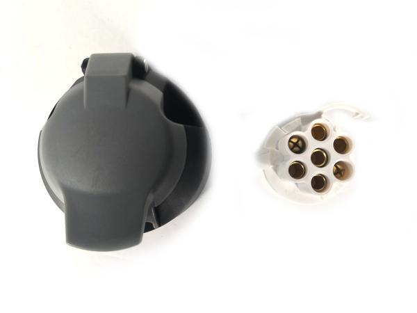 European Style Trailer Plug Socket 12v S Type 7 Pin Truck Trialer Connector