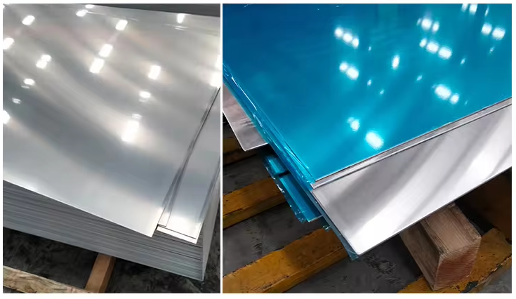 Алюминиевый лист высокой чистоты 1050 1060 1070 Отражающее зеркало 0,5 мм