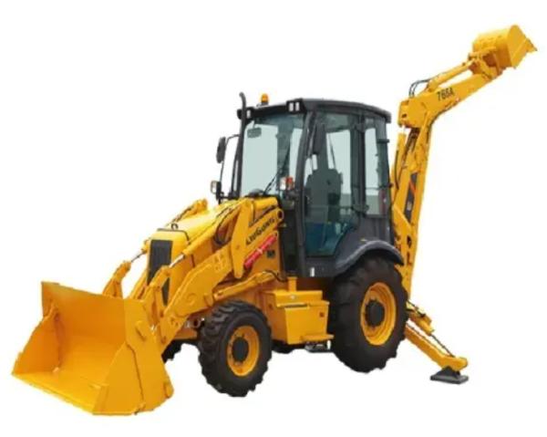 Liugong Clg764 8.3 Ton 1m3 Bucket Excavator Wheel Backhoe Loader