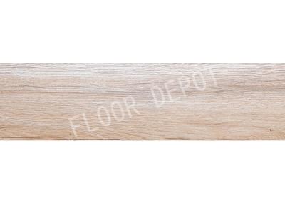 DIY Vinyl Tile PVC Flooring Wood Grain Embossed 2mm Thickness Glue Down