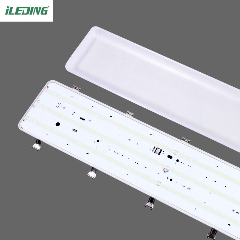 150lm/w 4FT 40500LM 270W LED Vapor Tight High Bay Warehouse Light Fixture IP67 Waterproof