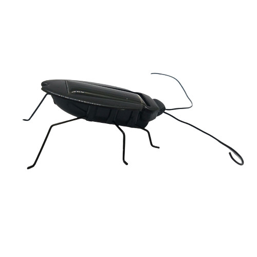 Black ABS Material Solar Powered Cockroach Novel Toys Kids Toys Solar Toys Kids