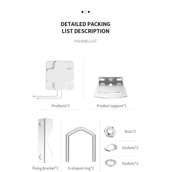 Высокий прирост 18dbi Внешняя водонепроницаемая 4G LTE GSM WiFi MIMO панельная антенна