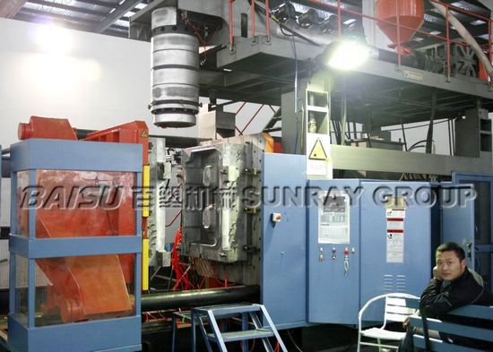 Road Barrier Plastic Blowing Machine , Fully Automatic Blow Moulding Machine SRB120N