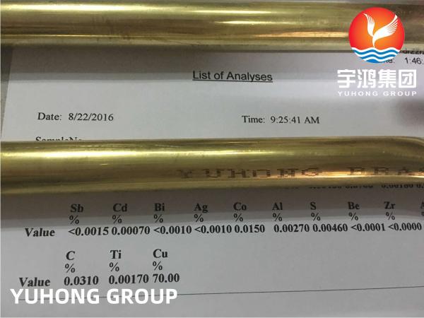 銅合金シームレスチューブ ASTM B111 C68700 C70600 C44300 C1200 換熱器 コンデンサ空気冷却器 暖房システム