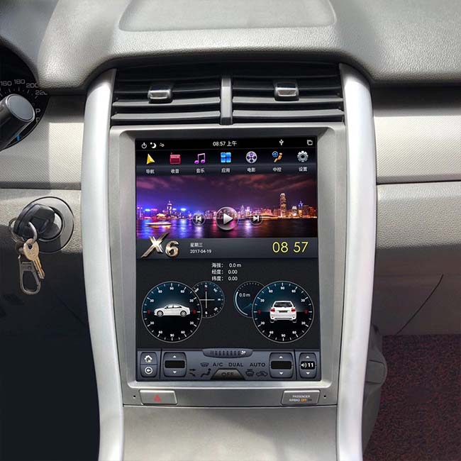 Край 2008 Форда 2014 стилей 1920*1280 блока 4G 128G Tesla андроида автомобиля главных