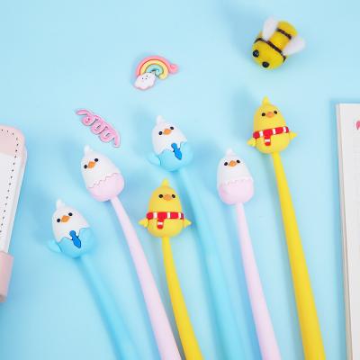 Cute Cartoon Gel Ink Pens Cartoon Animal Writing Pens 0.5 Mm Assorted Styles Pens Stationery For Office Present