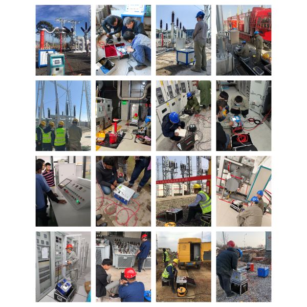 220V Relay Protection Tester Portable Self Calibration 6 Phase Relay Test Set