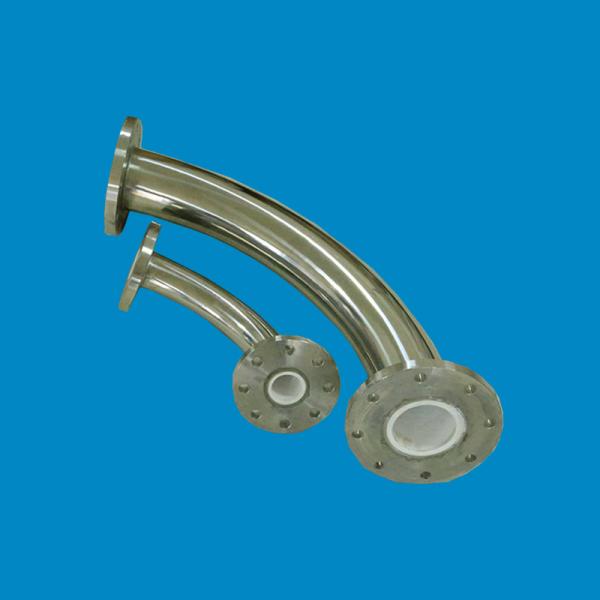Industrial Ceramic Lined Carbon Steel Pipe Elbows High Hardness ODM
