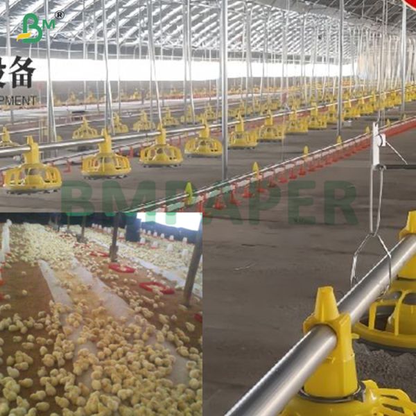 60-120g Moisture Resistant Brown Absorbent Kraft Paper For Breeding 