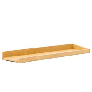 Eco-Friendly Bamboo Magnetic Stovetop Shelf for Spice Storage
