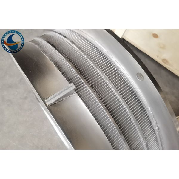 экран ячеистой сети клина нержавеющей стали 304 523mm для центрифуг Shavings металла