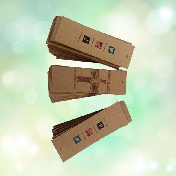 Custom Garment Cardboard Kraft Paper Printing Hang Tags For Clothing