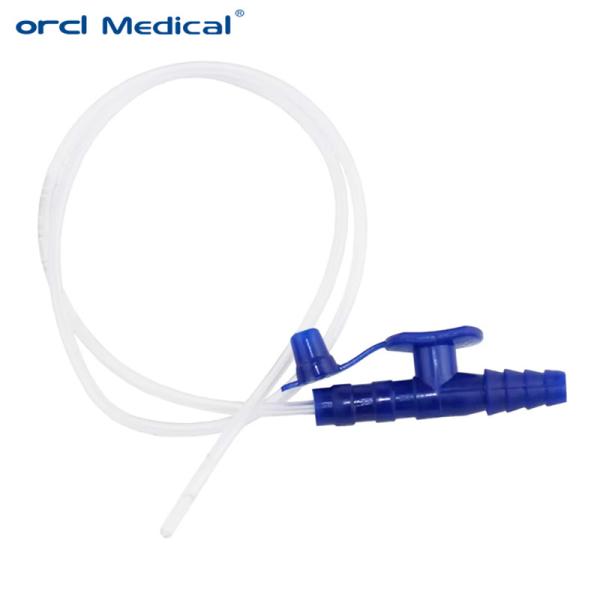 Medical Supplies Disposable PVC Medical Suction Tube Clear Sputum Drainage Catheter