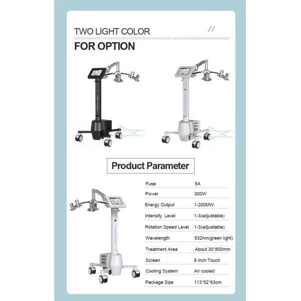 6D Red Light Laser 532nm Wavelength Weight Loss Beauty Machine For Fast Fat Reduce