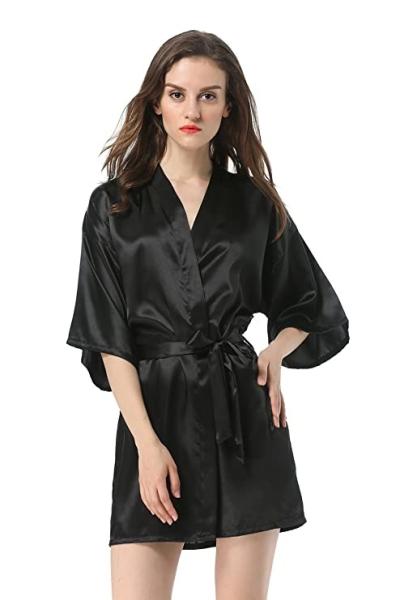 Summer L XL Mulberry Silk Nightgown Half Sleeve For Girls