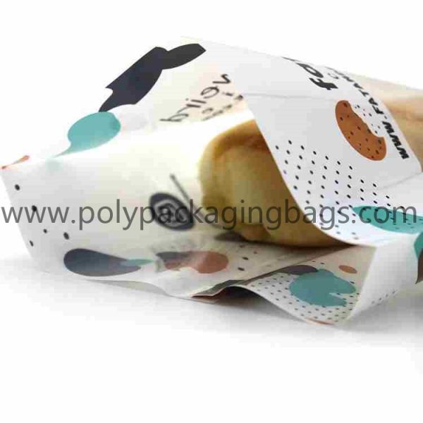LDPE Heat Seal Snack Food Cookie Ziplock Bag With Logo