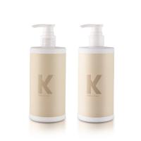 Récipients vides pour les soins capillaires Bouteille en plastique RPET PET écologique 400 ml