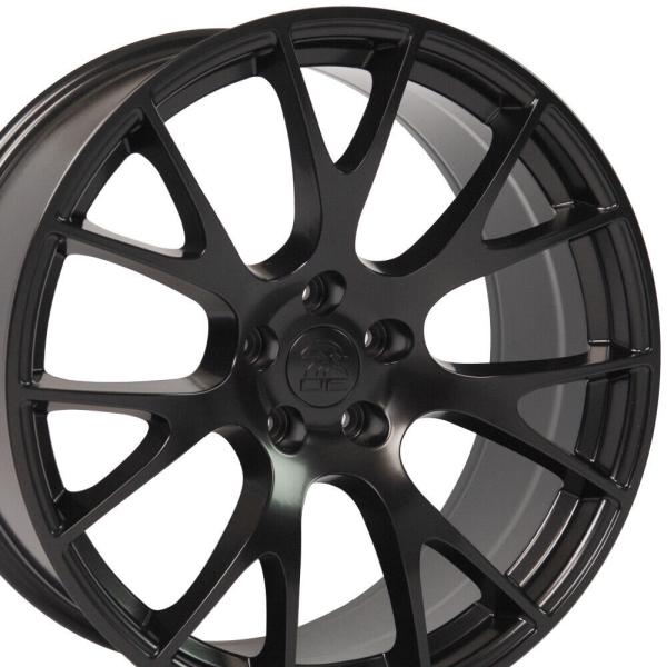 Challenger Charger Magnum 300 Replica Rim DG15 Hellcat Satin Blk 20x10 2528