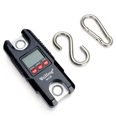 Mini Crane Scale 300kg / 660lbs Industrial Hook With 2 * AAA Batteries Power