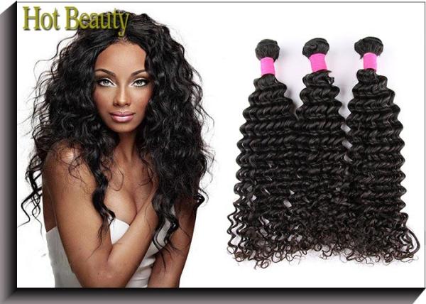 Full End Brazilian Hair Bundles , Chemical Free Hair Extension