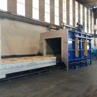 El lote calienta tratar el horno de la carretilla del aire caliente para las piezas mecánicas