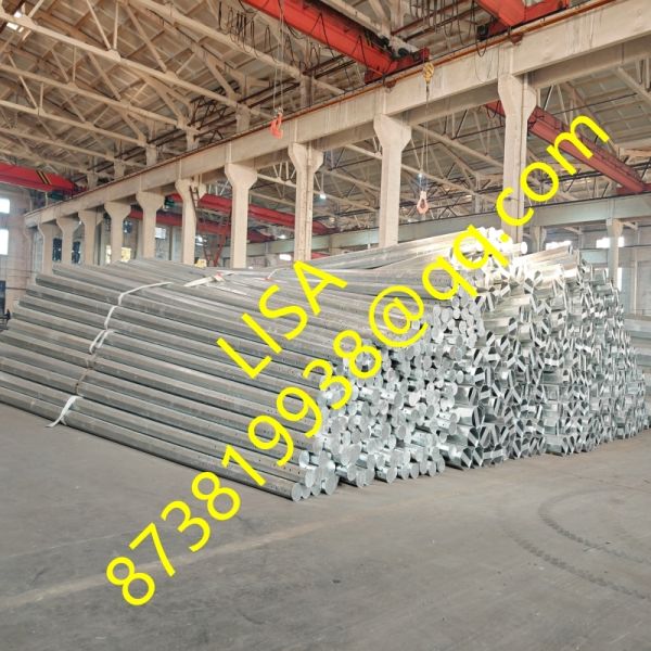 30FT/35FT Hot-dip Galvanized Electric Steel Pole with 500KGS Load for Power