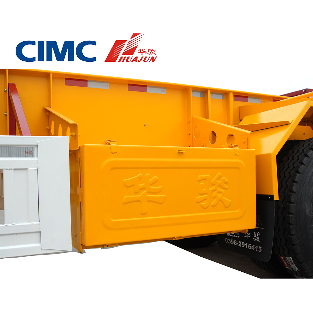CIMC 2 Axle Skeletal Semi Trailer for 20ft Container 28T Landing Gear 13T Axle Included