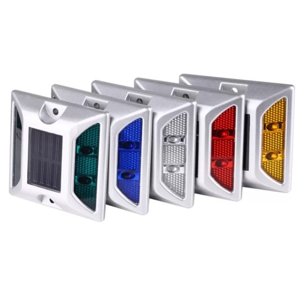 115 * 110 * 23mm ODM Aluminum Solar Road Stud Blue For Construction Sites