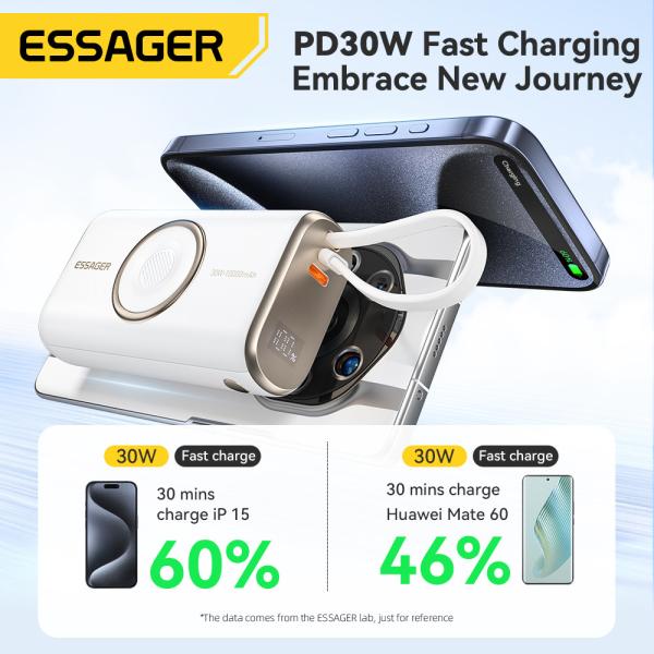 ESSAGER ES-D018シリーズ 携帯バッテリー パワーバンク 10000 Mah