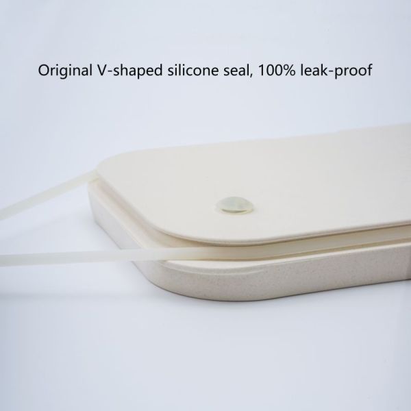 Leak-proof Eco-friendly Customizable Bento Box Microwave Safe for Kids and Adults