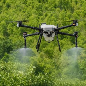 Dron agrícola ZAi 30L con boquillas centrífugas dobles, pulverización y esparcimiento eficientes de cultivos