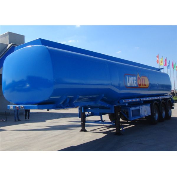 3 Axles 45000 50000 liters Steel Aluminum Oil Delivery Tanker Diesel Fuel Tanker Tank Semi Trailer