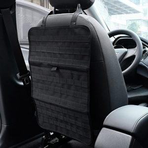 Universal Tactical Seat ​Back Organizer Vehicle Molle Panel Organizer Storage Bag With Detachable Molle Pouch