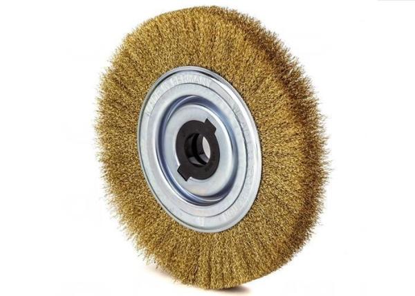 Bench Grinder Wire Brush / Crimped 8 Inch Wire Wheel Brush 200 X 25.4 X 20MM