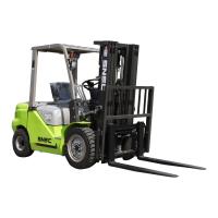 Montador de 3 toneladas movido a diesel Montacargas com motor japonês Triplex 4,5 metros Mast Side Shifter