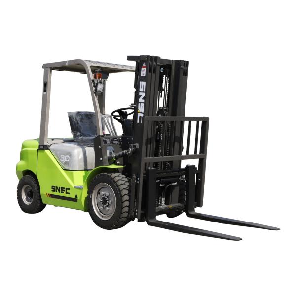 3 Ton Diesel Powered Forklift Montacargas With Japanese Engine Triplex 4.5meters Mast Side Shifter