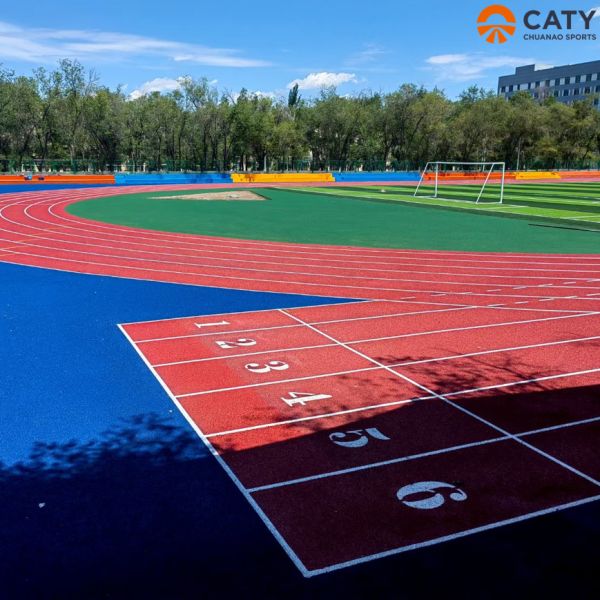 Recycled Rubber Granule Track  Eco-Friendly & Safe for Playgrounds with PU Binder