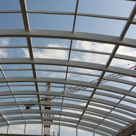 Prefab PU установки окна в крыше купола крыши металла для строительной конструкции