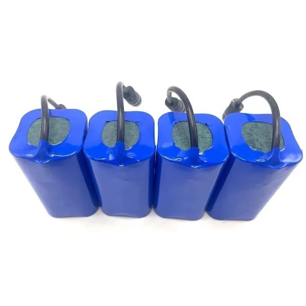 7.4V 12800mAh Li Ion Battery Pack 2S2P Lipo Battery For Bait Boat