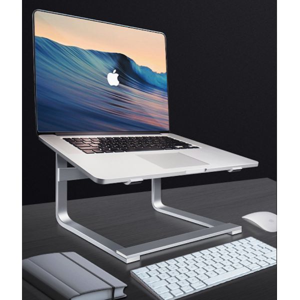 260*230*160MM Lightweight Silver Aluminum Desktop Metal Laptop Stand