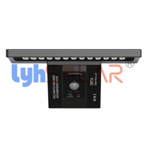 600Lm Solar Sensor Lights Outdoor 3000-6000K 5W CE RoHS Approval