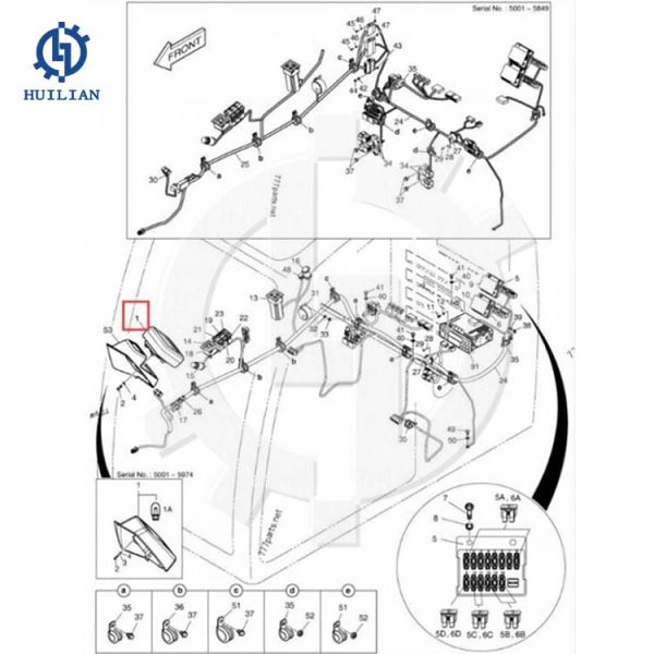 Doosan экскаватор часть 300426-00010 K1047760 Дисплейная панель Монитор для DX300LC DX340LC DX350LC DX380LC DX210W DX190W
