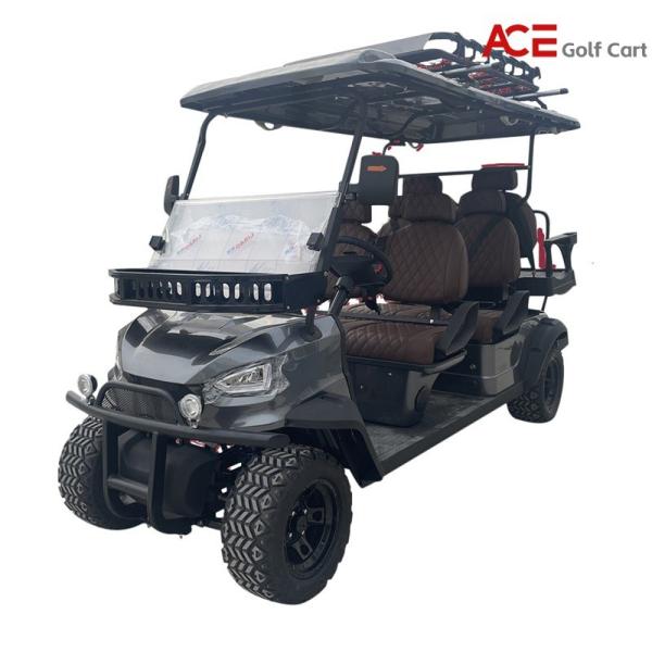 40km/h PP Hard Plastic Club Golf Cart With Independent Suspension