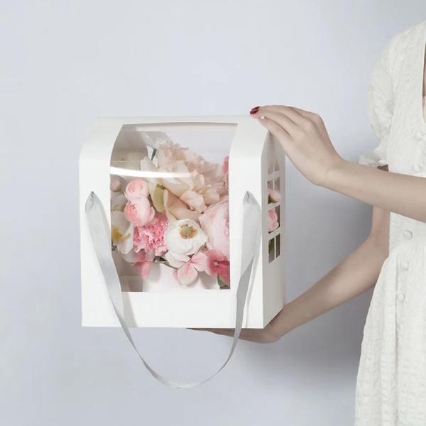 Debossing Embossing Dried Flower 157g Gift Packing Boxes