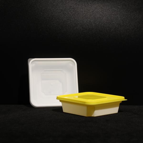 Caixa de almoço descartável de papelão de impressão à prova de vazamento para viagens e refeições em movimento