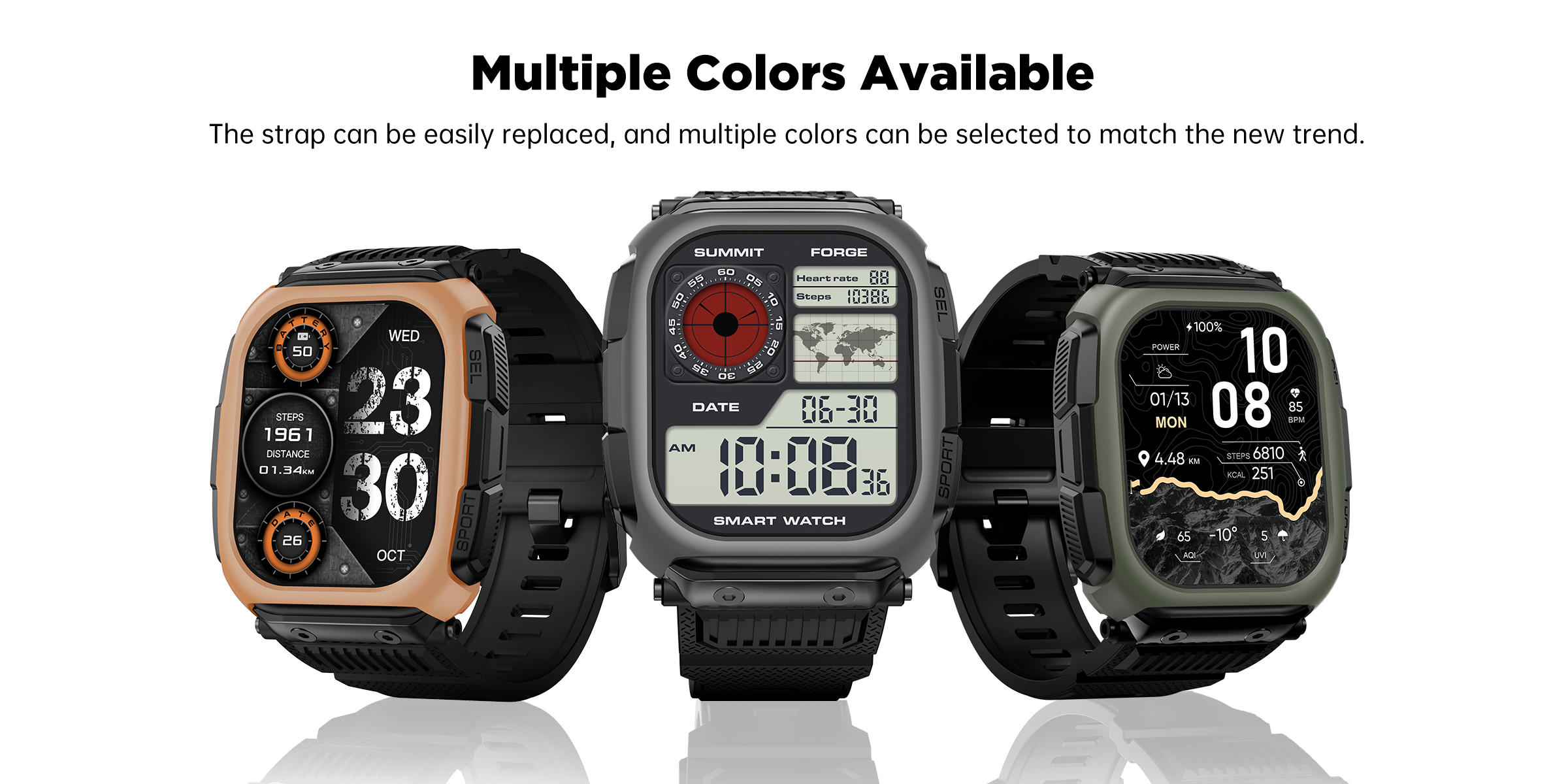 DM66 Offline Map GPS Smart Watch — 2.13