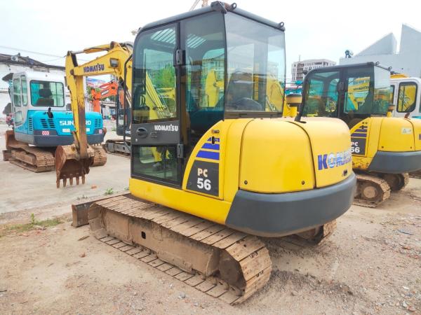                  Top Sales Komatsu Mini Track Digger PC56-7 on Sale, Used Small Japanese Crawler Excavator Komatsu PC55 PC56 P60 PC70 PC78 PC90 PC100 PC120 PC128 PC130 for Sale             